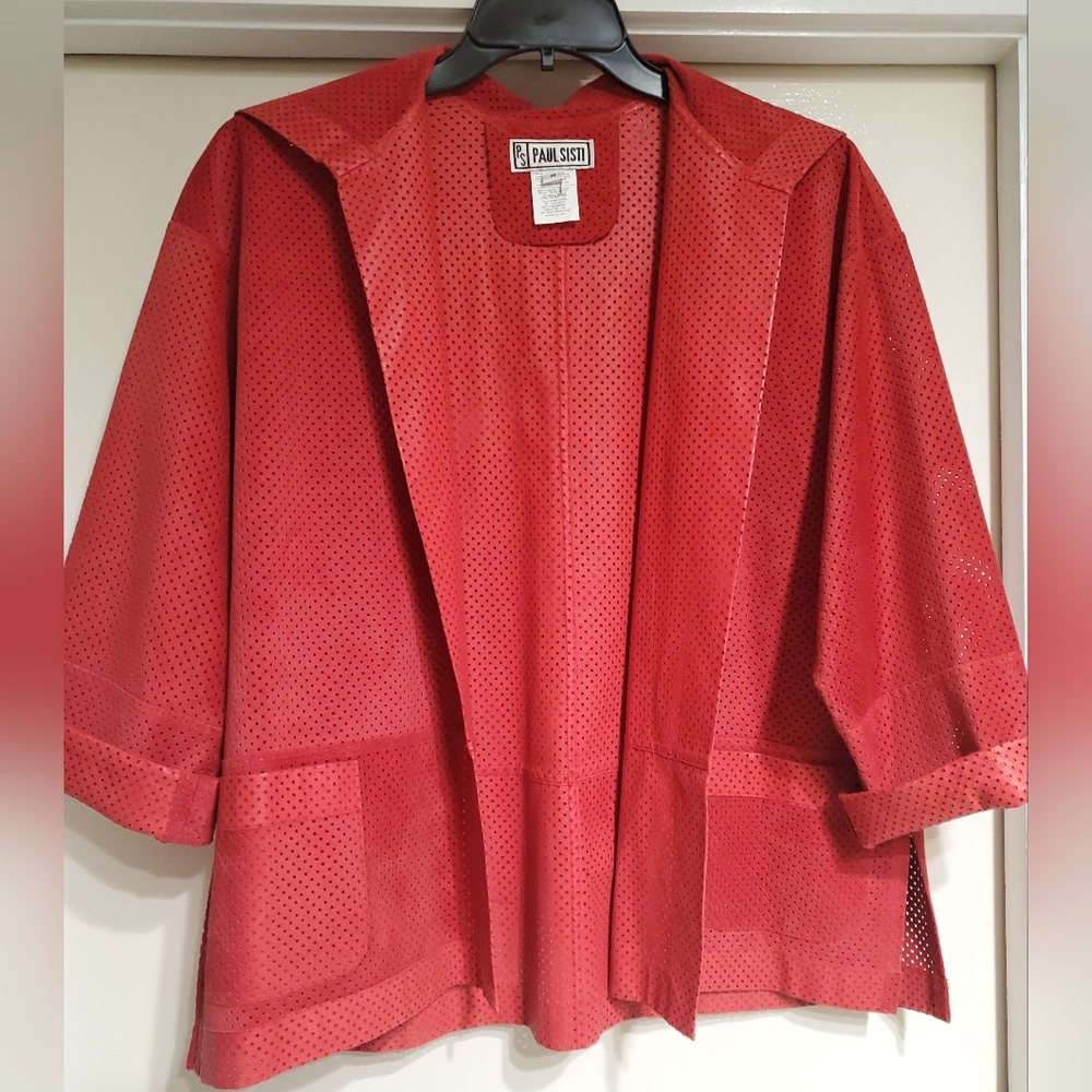 Vintage Paul Sisti Suede Jacket Blazer